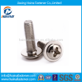 Stock DIN967 304/316 Stainless Steel Cross Recessed Pan Head Screws with Collar